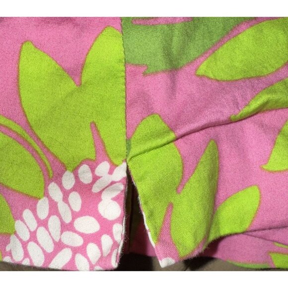 Lilly Pulitzer Halter Blouse Top Women's SZ 10 Colorful Fitted Lace Resort Wear - Picture 7 of 8